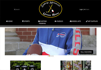 Lasting Memories Locker Room - Sports Memorabilia & Art Supplies