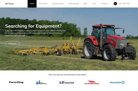 J&H Sales - New and used equipment in Chesley, On